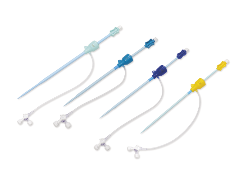 Different sized introducer sheaths